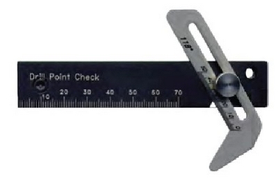 通用麻花钻磨削量规